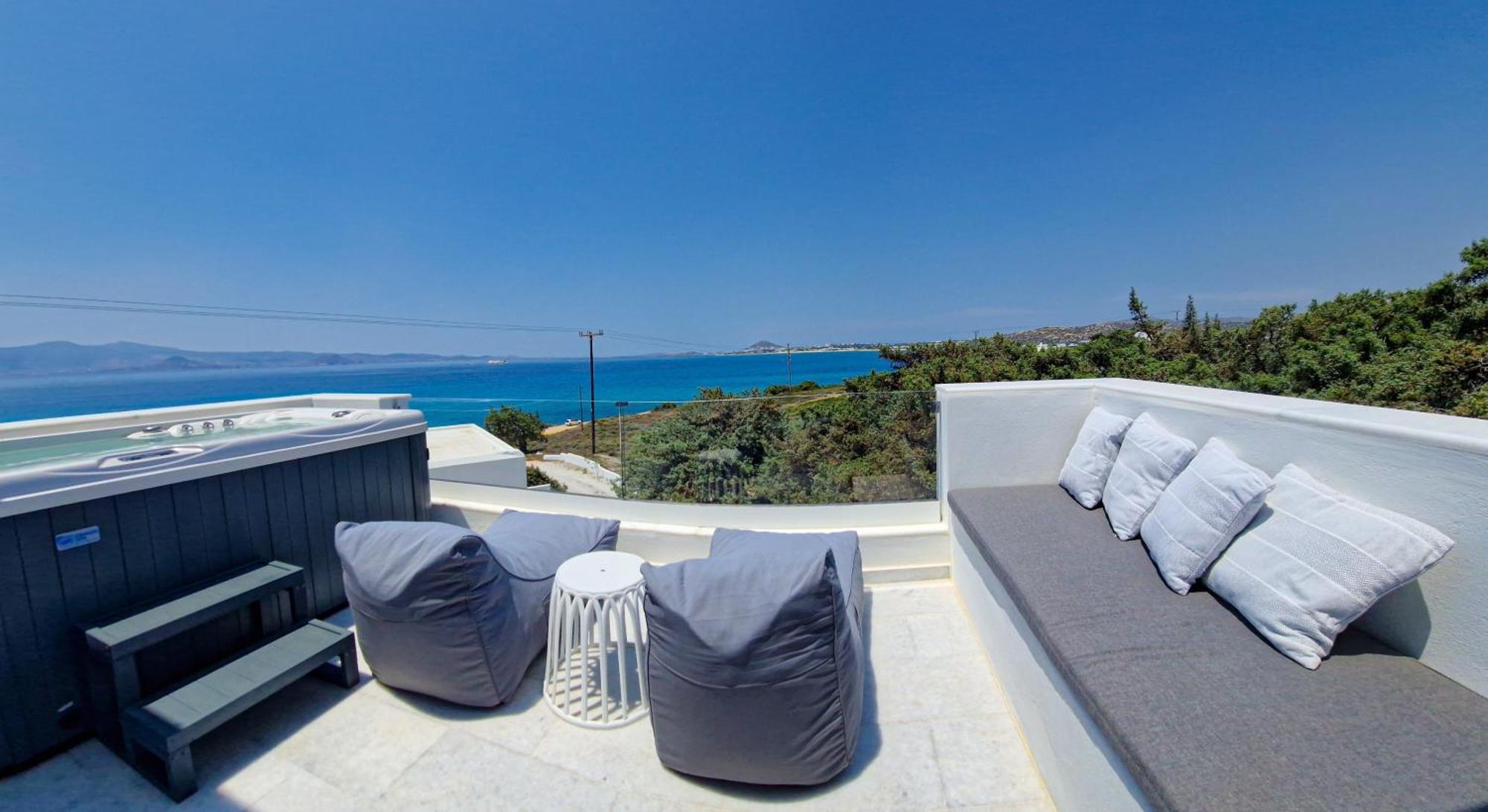 Seanfinity Beachfront Suites Mikri Vigla Rom bilde