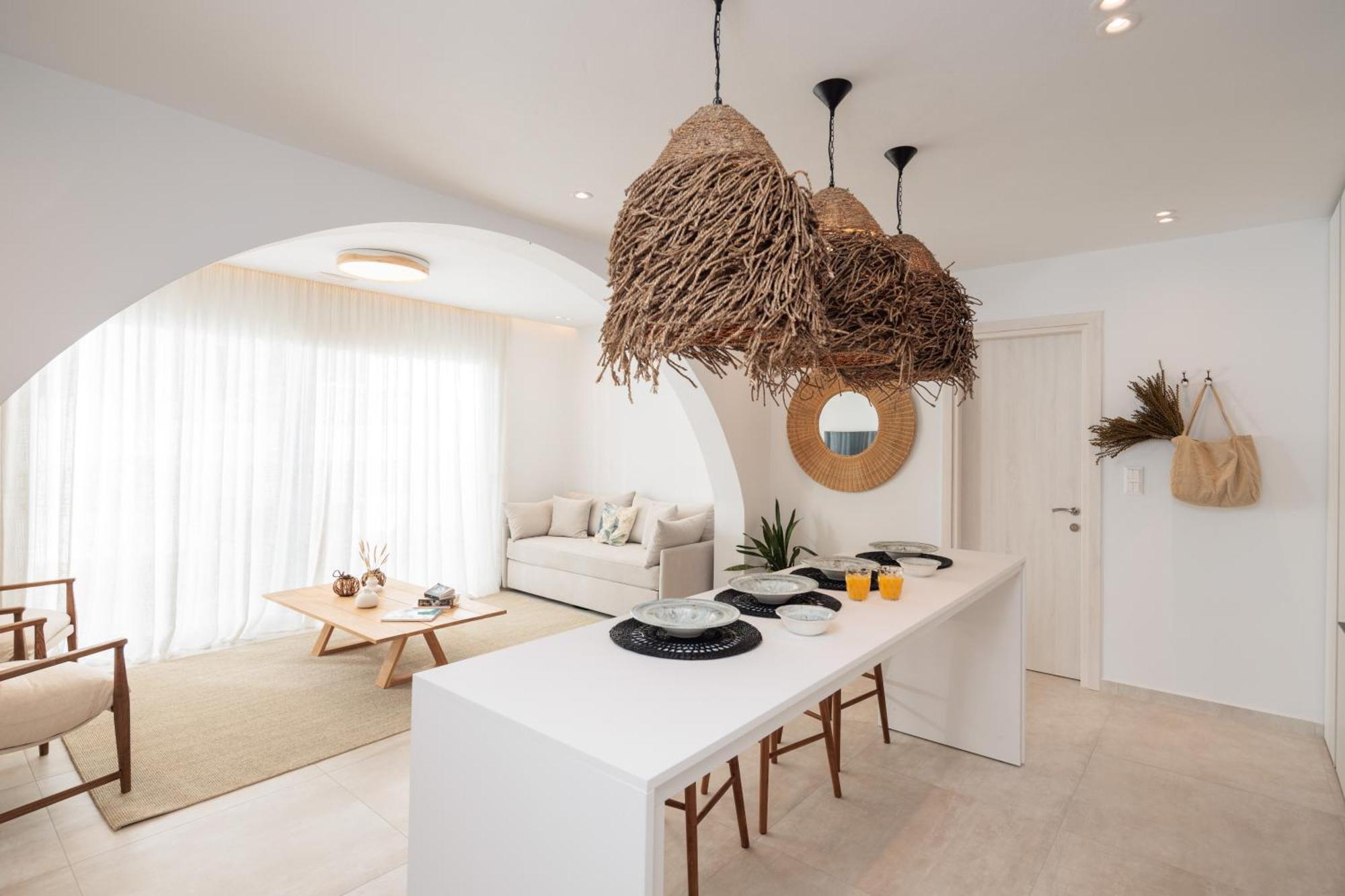 Seanfinity Beachfront Suites Mikri Vigla Eksteriør bilde