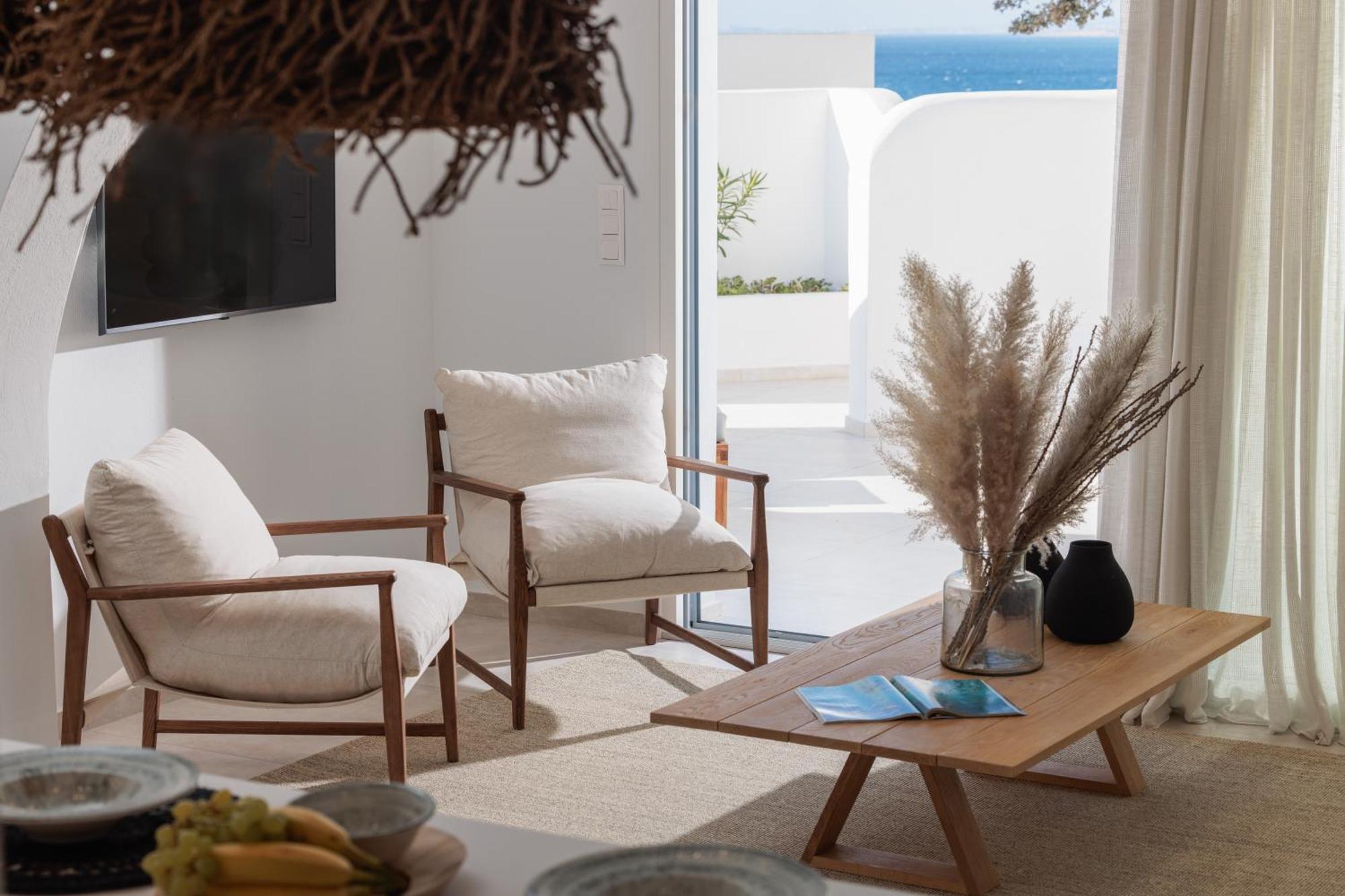 Seanfinity Beachfront Suites Mikri Vigla Rom bilde
