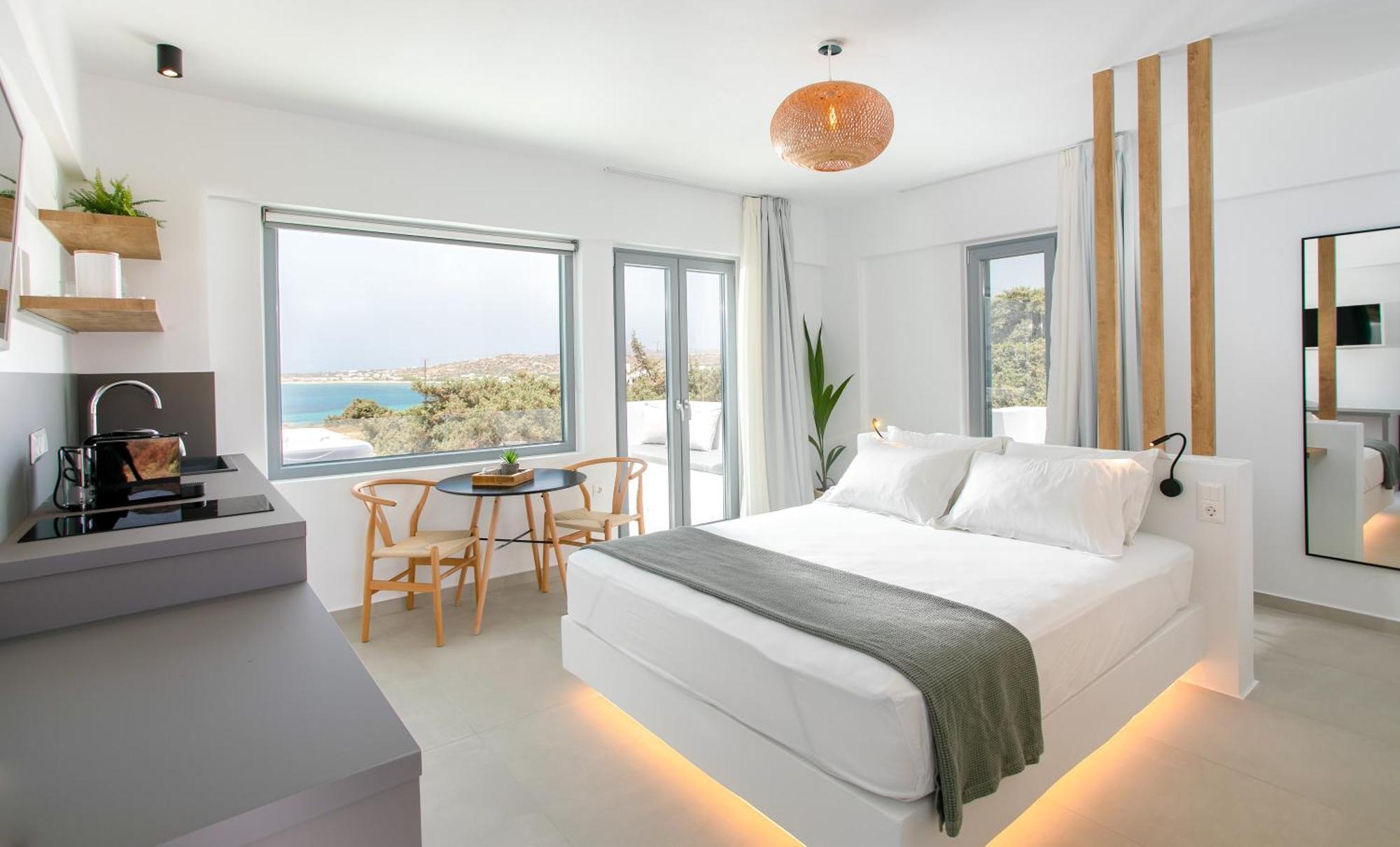 Seanfinity Beachfront Suites Mikri Vigla Rom bilde